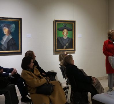 Visita "Ocaso" de Carmen Aldunate en Museo Ralli